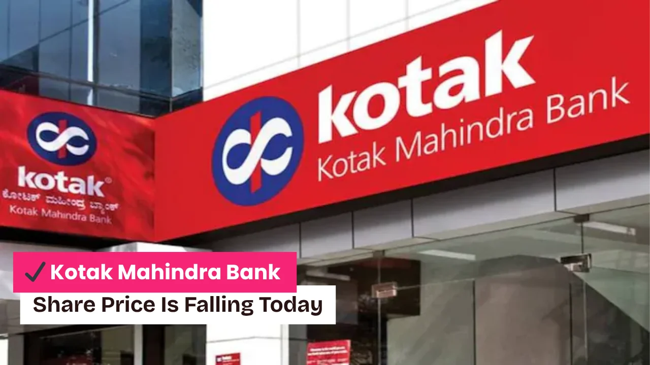 Why Kotak Mahindra Bank Share Price Is Falling Today