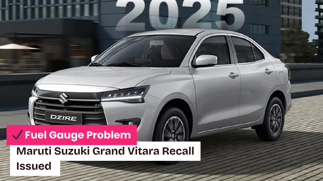 Maruti Suzuki Grand Vitara Recall Issued Over Fuel Gauge Problem