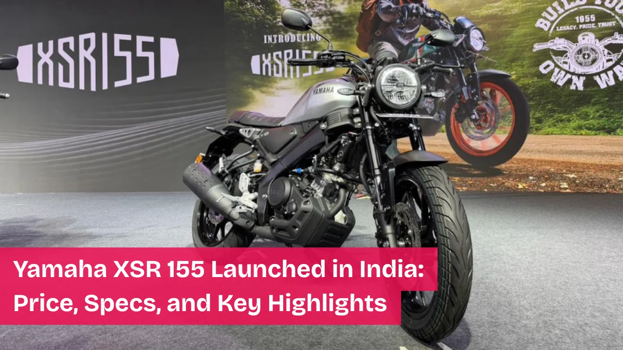 Yamaha XSR 155 Launched in India: Price, Specs, and Key Highlights